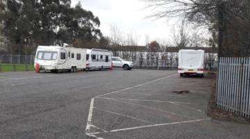 illegal traveller site in Dagenham 2017